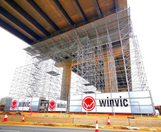 Winvic carried out emergency repairs to the Ouse bridge in 2021, shortly after joining the SDF framework