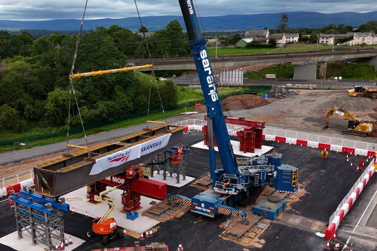 Clifton bridge replacement works under way [– with videos]