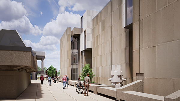 One of the architectural firm&rsquo;s &ldquo;more important projects,&rdquo; Brown says the centre was the first building of a series of public infrastructure projects across Canada to commemorate confederation.