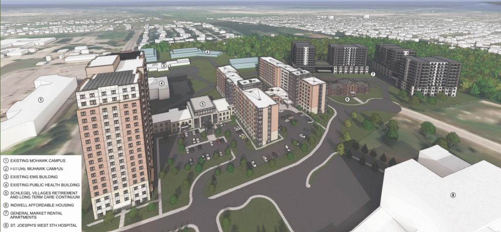 Former Hamilton hospital site redevelopment includes 0M long-term care build