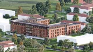 CGI rendering of the new accommodation block [&copy; Reds10] 