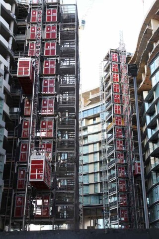 On the Battersea development