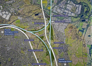 The Delta Junction consists of the Birmingham Spur, the Delta Mainline and the North Chord