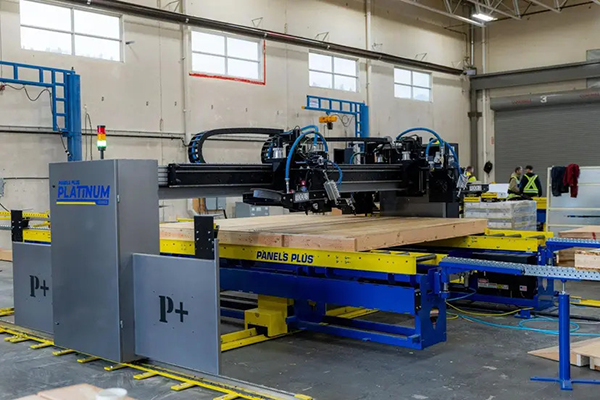 The NuFrame modular factory uses the latest in automated machinery to ensure precision and consistency.