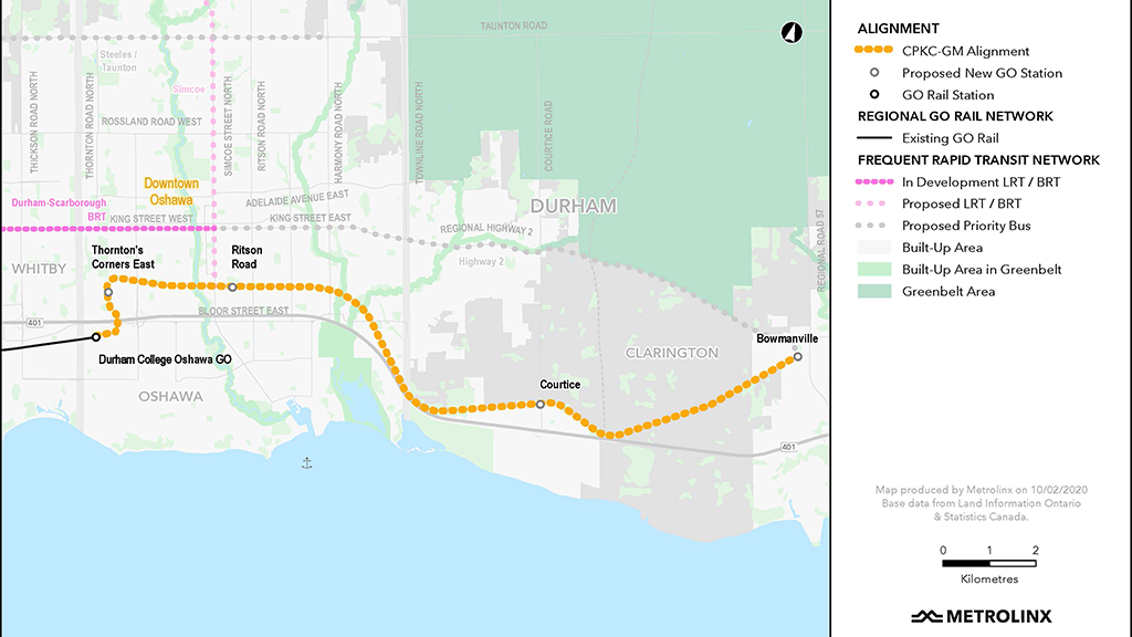 Bowmanville GO Transit extension breaks ground