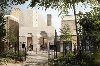 New build elements include a fully accessible entrance from Clapton Square