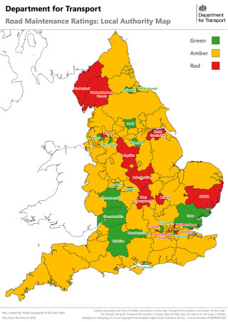 Red = not currently meeting expected standards. Amber = room for improvement. Green = meeting expected standards.