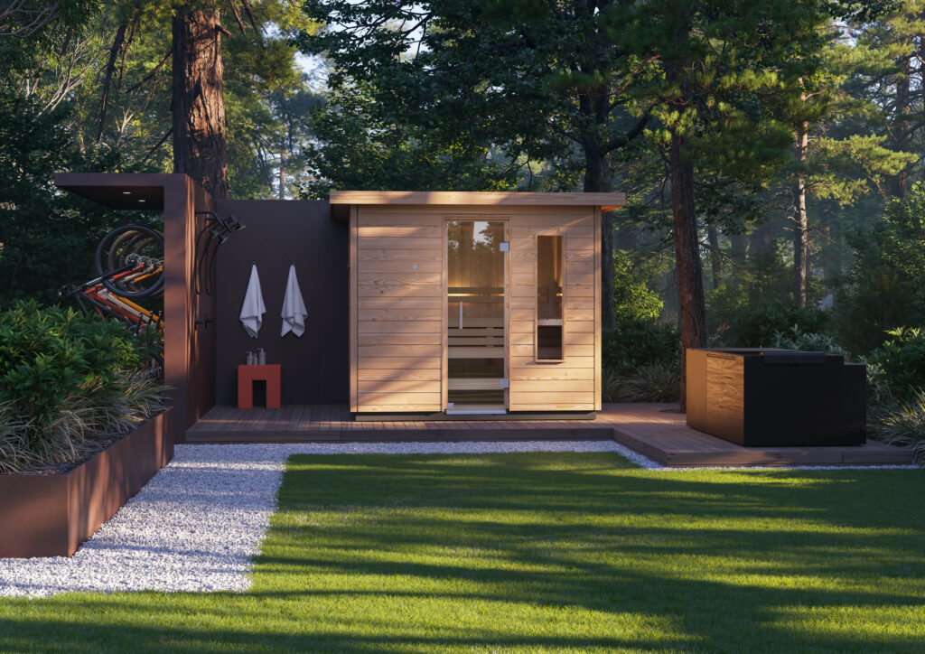 Kohler outdoor sauna_KBIS 2026