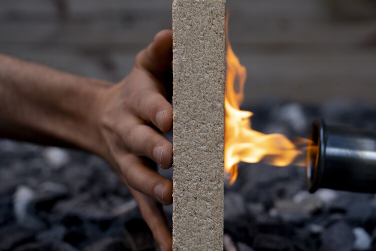 Turning sawdust into fire-resistant materials