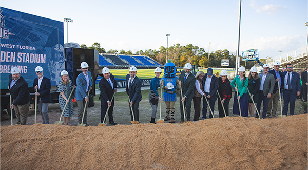 UWF begins construction on M multi-use Darrell Gooden Stadium in Pensacola