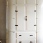 A Stylish Kitchen Where a Custom Fridge Sets the Tone