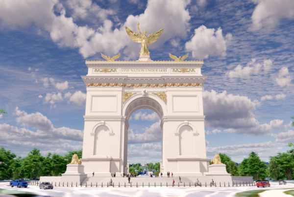 Federal agency approves concept for Trump&rsquo;s plan for a Triumphal Arch in Washington