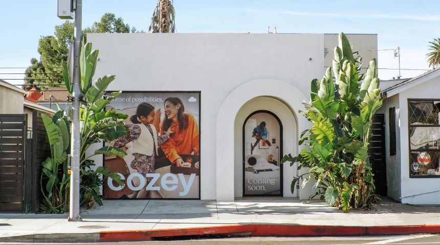 Pop-up shop gives Cozey a West Coast presence Pop-up shop gives Cozey a West Coast presence