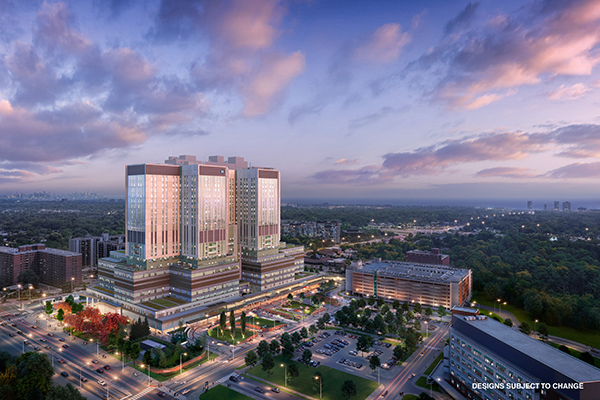 The Peter Gilgan Mississauga Hospital and Shah Family Hospital for Women and Children project, led by ED+PCL Healthcare Partners, is Canada's largest hospital redevelopment project.