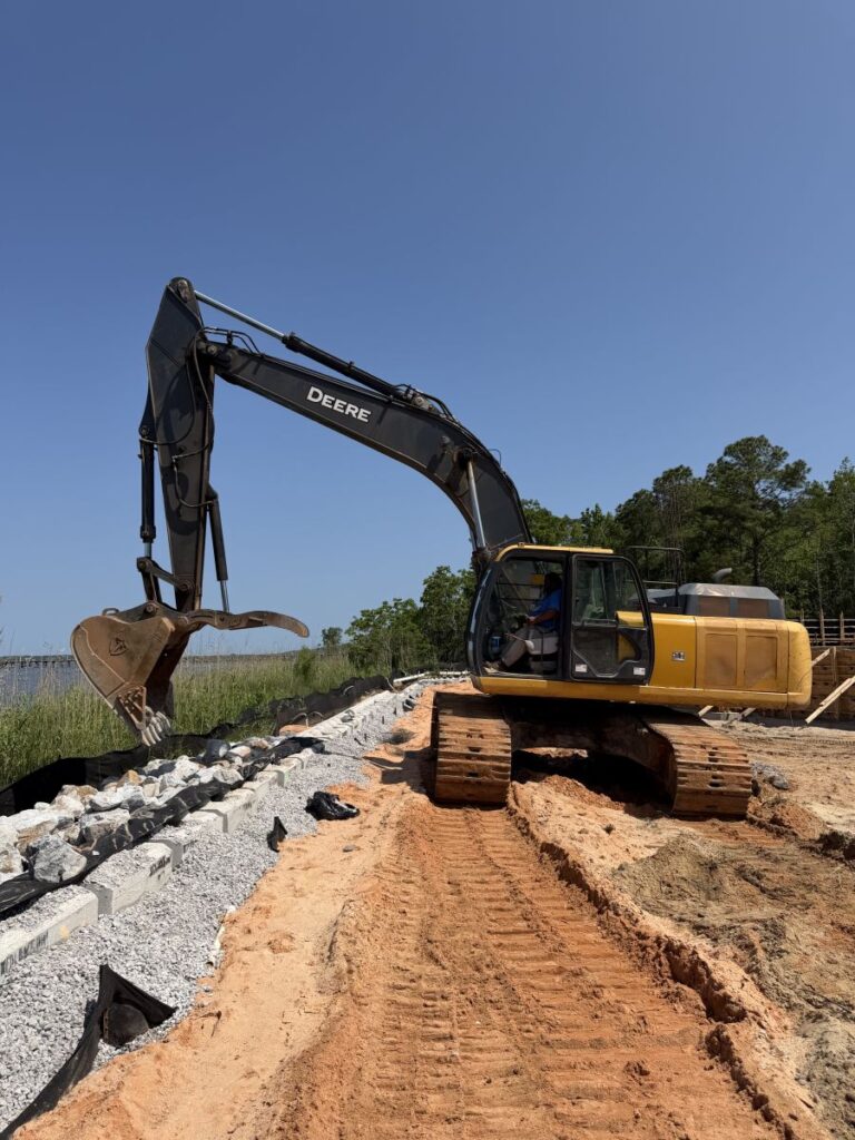 Bayfront Park Amphitheater Under Construction in Daphne