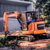 Hitachi shows concept mini excavator