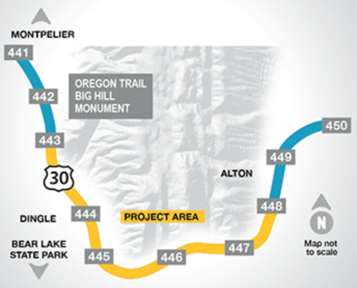 Idaho Wildlife Underpass Project On U.S. 30 Beginning in Apri