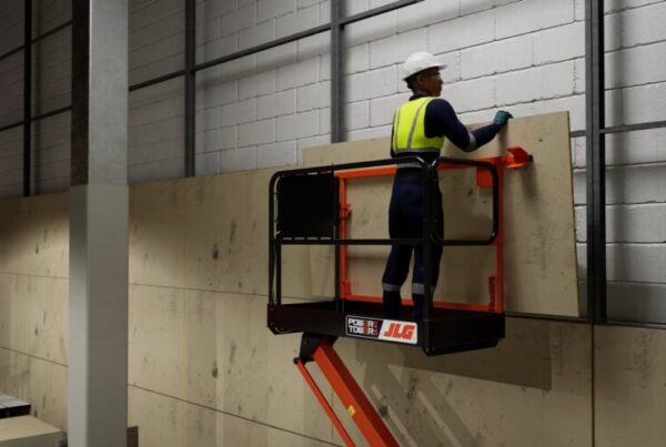 JLG adds board and pipe carrying accessory