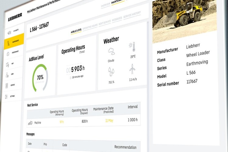 Liebherr extends digital services
