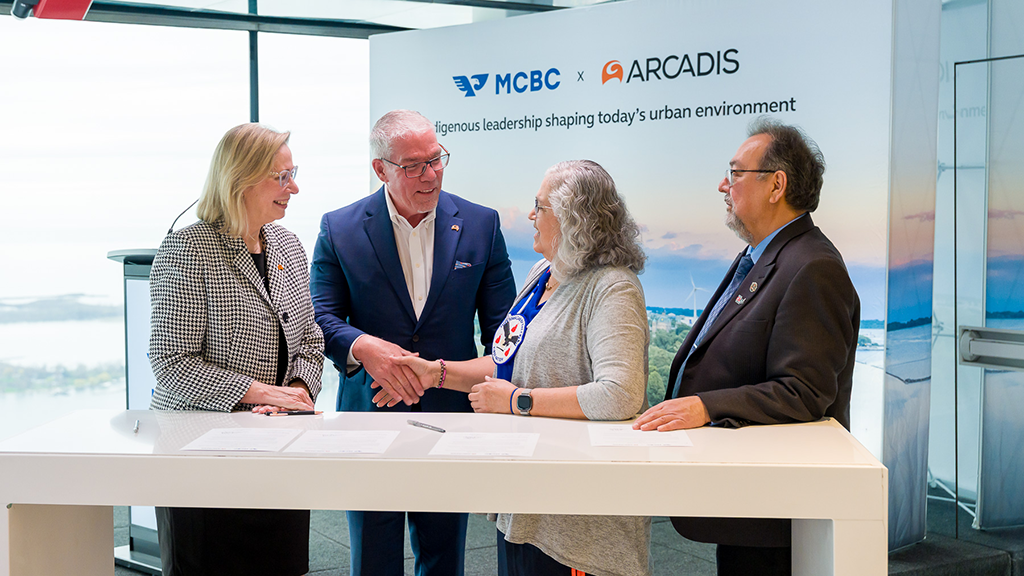 Mississaugas of the Credit Business Corporation, Arcadis form partnership