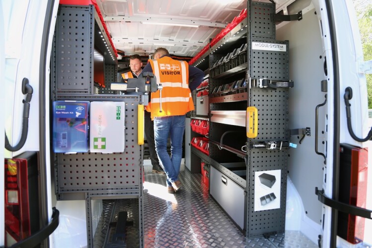 Modul-System UK van demo day for SGN