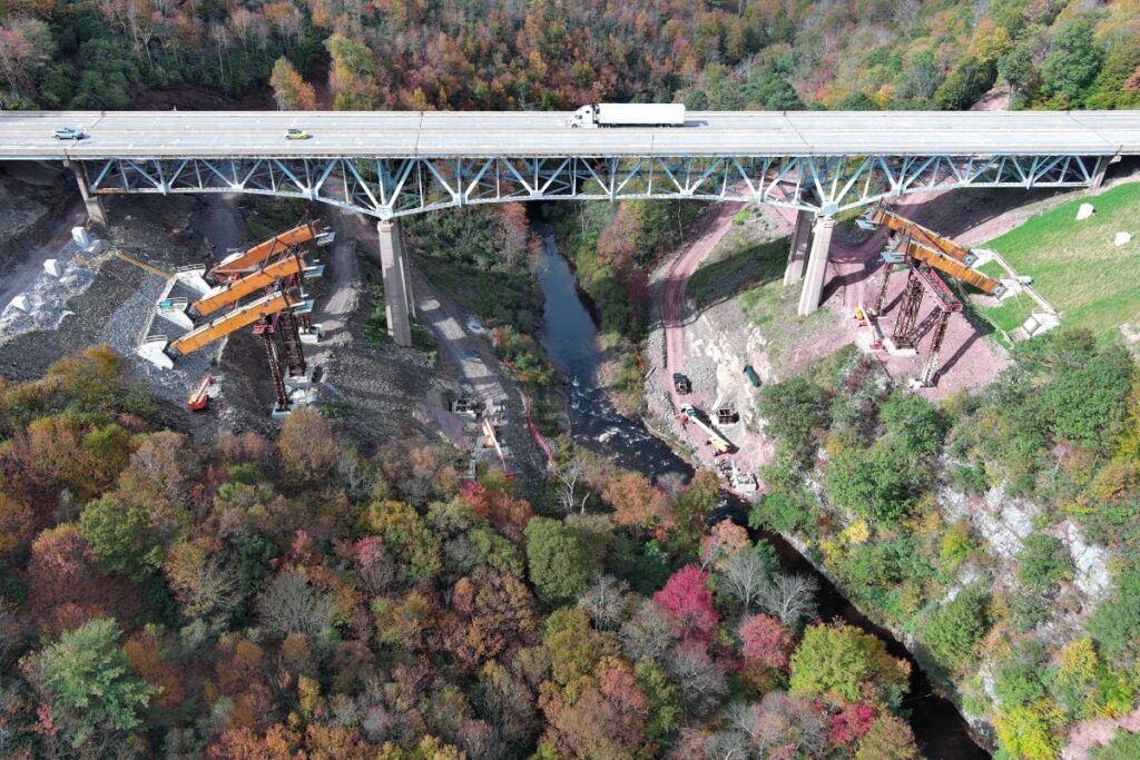 PA Turnpike Celebrates New Hawk Falls Bridge Project