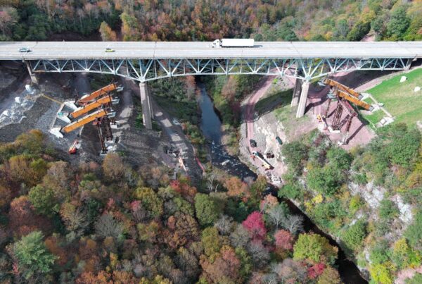 PA Turnpike Celebrates New Hawk Falls Bridge Project
