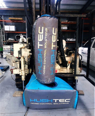 Hushtec&rsquo;s piling shrouds fully enclose the rig