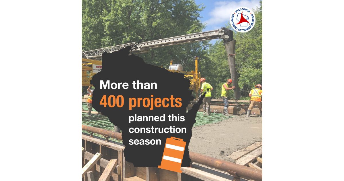 Wisconsin DOT Plans More Than 400 Projects This Season