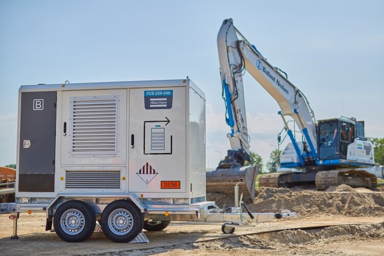 Atlas Copco launches mobile charging station