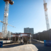 Ceremonial coin toss marks next phase of Peter Gilgan hospital construction