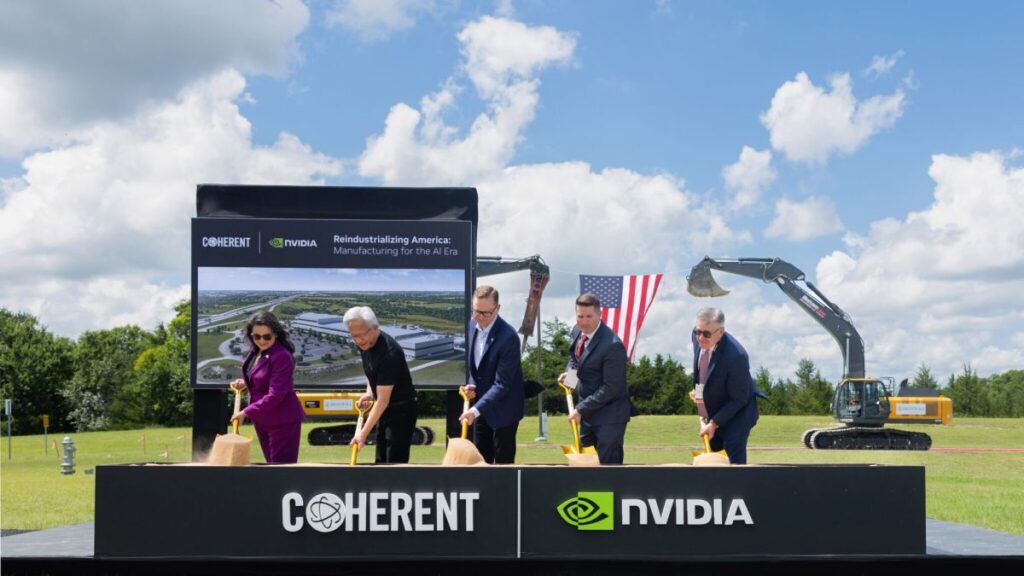 Coherent Hosts Groundbreaking, Announces M Letter of Intent Coherent Hosts Groundbreaking, Announces M Letter of Intent