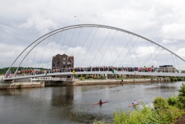 New Trent bridge opens up Nottingham redevelopment
