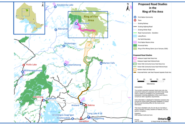 Northern Ontario First Nation begins building road to the Ring of Fire mining region
