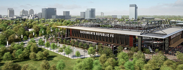 Republic Stadium construction underway in Sacramento&rsquo;s historic Railyards