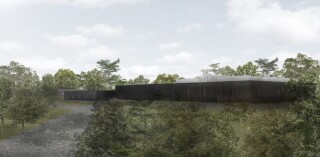 An artist's impression of the supercomputer, courtesy of Sheppard Robson