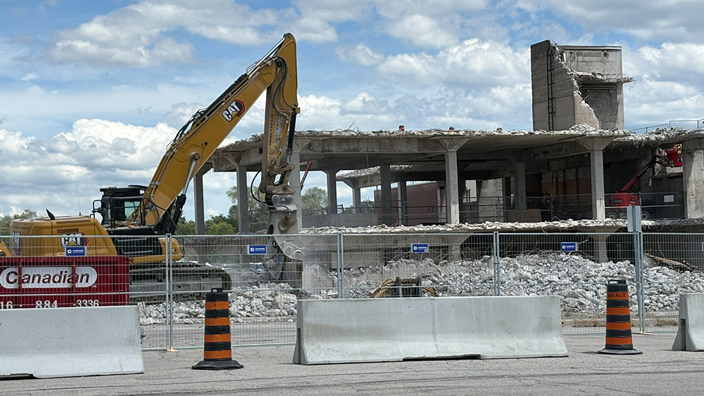Shop closed: Demolition well underway at former Oshawa Centre Sears