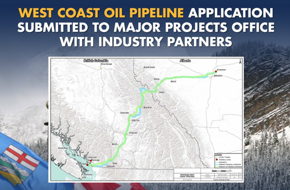 Alberta pitches new pipeline to B.C. coast, Trans Mountain, Pembina sign on Alberta pitches new pipeline to B.C. coast, Trans Mountain, Pembina sign on
