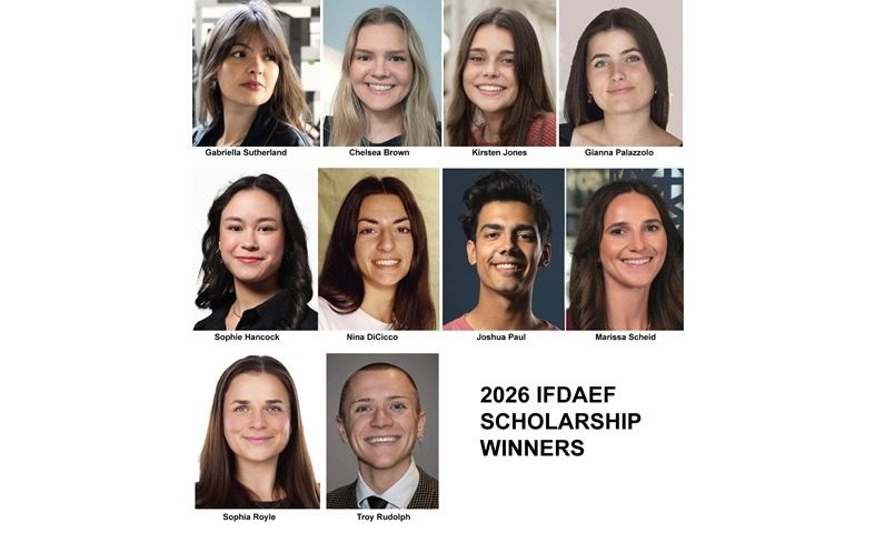 IFDA Education Foundation names 10 scholarship winners for 2026