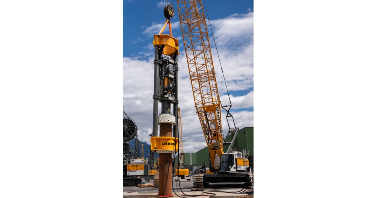 Liebherr Expands Rope-Suspended Leader Piling Lineup