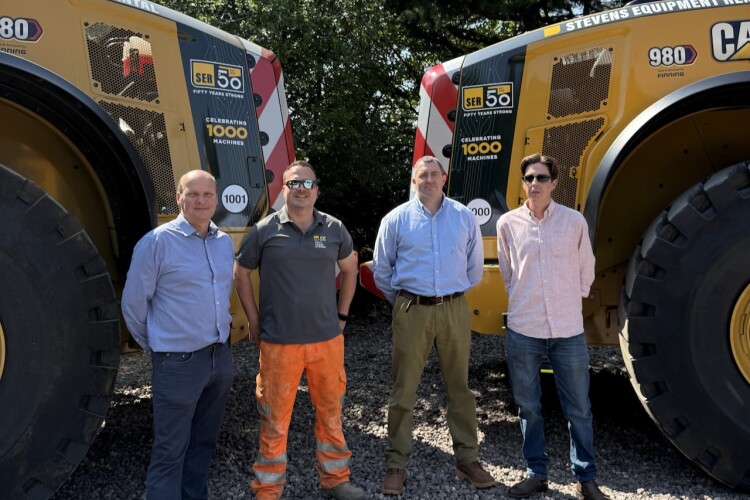 Stevens’ 1000th machine is a UK first