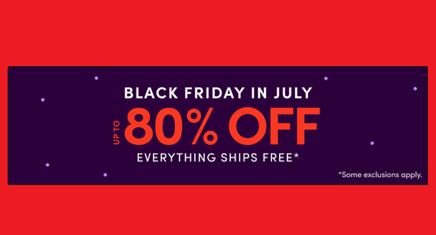 Wayfair is kicking off Black Friday … in July