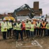 Work starts at Worksop Priory shops Work starts at Worksop Priory shops
