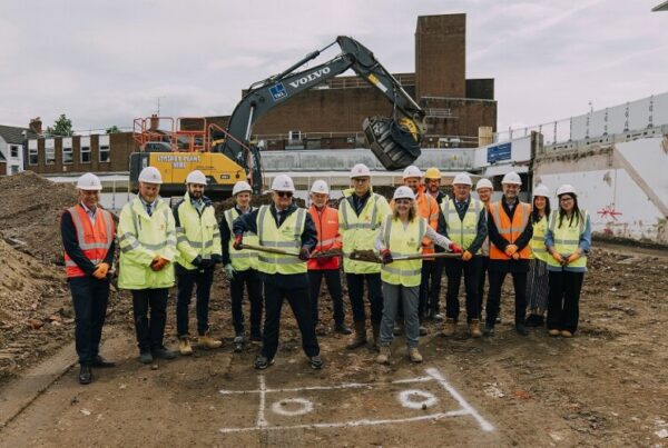 Work starts at Worksop Priory shops Work starts at Worksop Priory shops