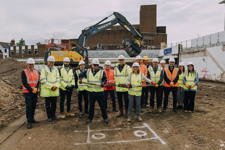 Work starts at Worksop Priory shops