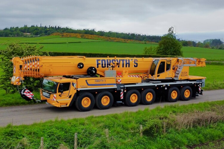 First Liebherr 90m boom, 300-tonner for Forsyth’s First Liebherr 90m boom, 300-tonner for Forsyth’s