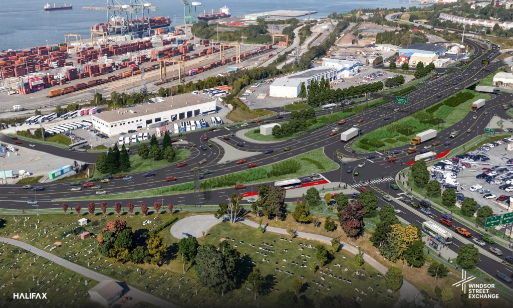 Halifax’s 0M Windsor Street Exchange redevelopment enters major construction phase