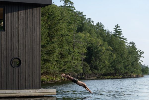 In Muskoka, Ontario, Building a Boathouse Was a Family Affair
