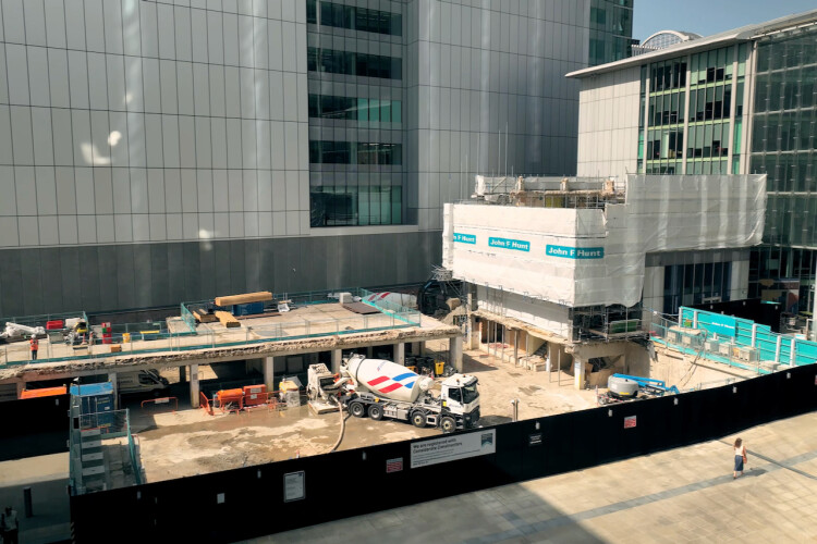 John F Hunt completes demolition at 45 Moorfields