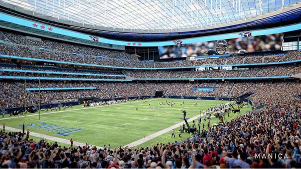 The stadium will have a seating capacity of 60,000 and will feature fully frictionless concessions. Completion is set for February 2027.